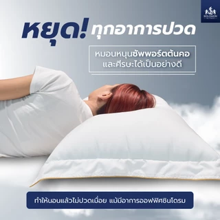 Solomon Mattress หมอนหนุนเกรดโรงแรม 6 ดาว รองรับต้นคอ ลดปวดคอ นุ่มสบาย สไตล์มินิมอล