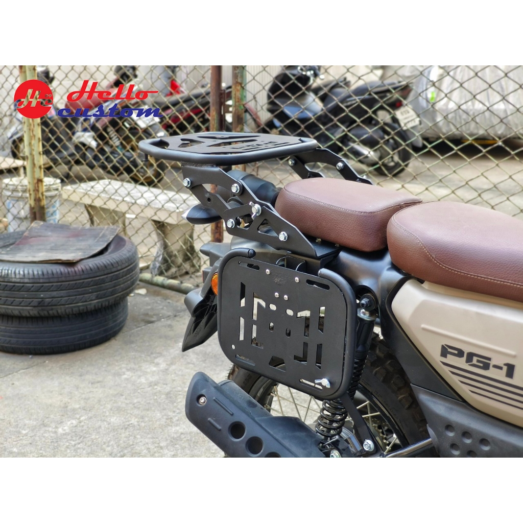 แร็คท้าย + แร็คข้าง YAMAHA PG-1 ตะแกรงแร็คท้าย แร็คข้าง อเนกประสงค์ พับได้  สำหรับติดตั้ง PG1 - รูปที่ 6