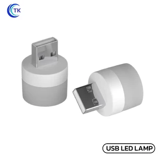 ไฟ LED ชาร์จ USB ขนาดเล็ก 1W แสงสีขาว 6000K แสงไฟถนอมดวงตา ใช้งานหลากหลาย USB LED LAMP