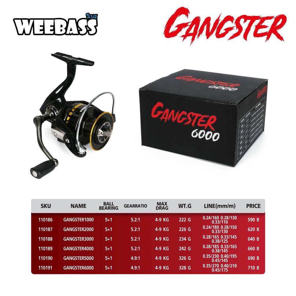 WEEBASS รอก - รุ่น GANGSTER 1000-6000