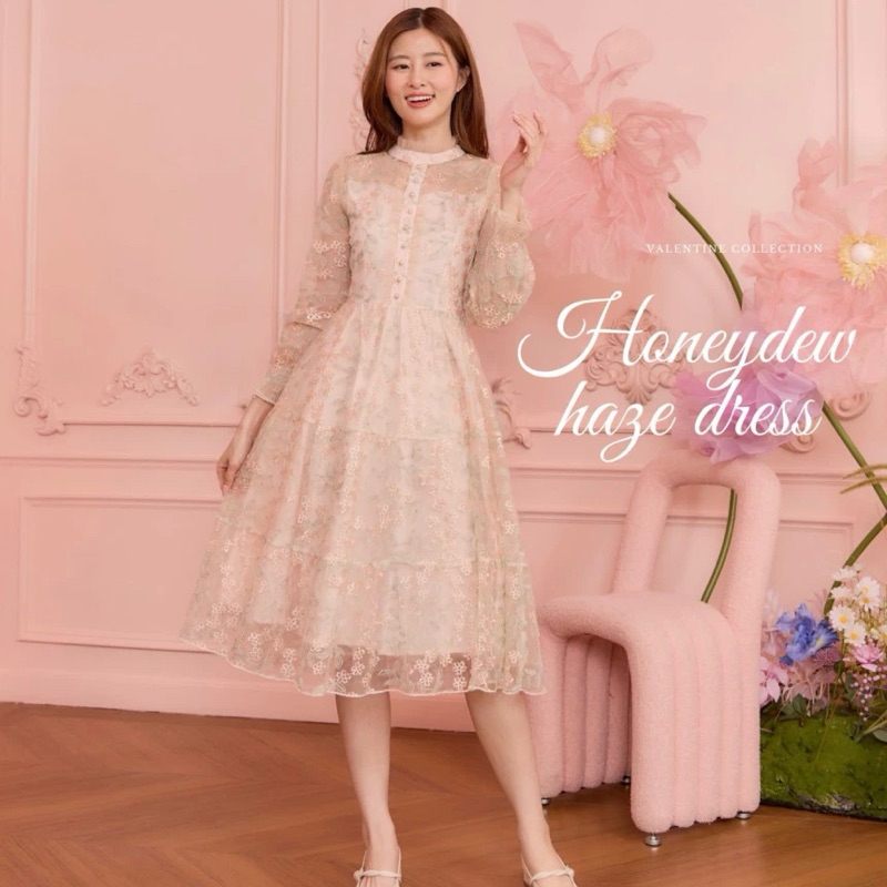 (ของใหม่) Honeydew haze dress (S) On.december25