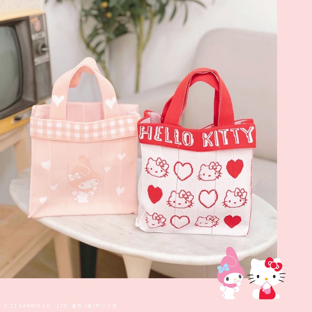 [พร้อมส่ง] ลิขสิทธิ์แท้ JP : Sanrio Characters x KNT365 Eco-Friendly Bag : กระเป๋าผ้า