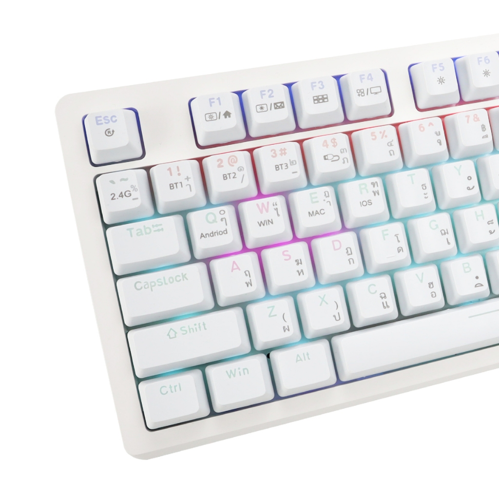 AULA S98 Gasket Wireless Gaming Keyboard (TH) คีย์บอร์ดเกมมิ่งไร้สาย (รับประกันสินค้า 2 ปี)