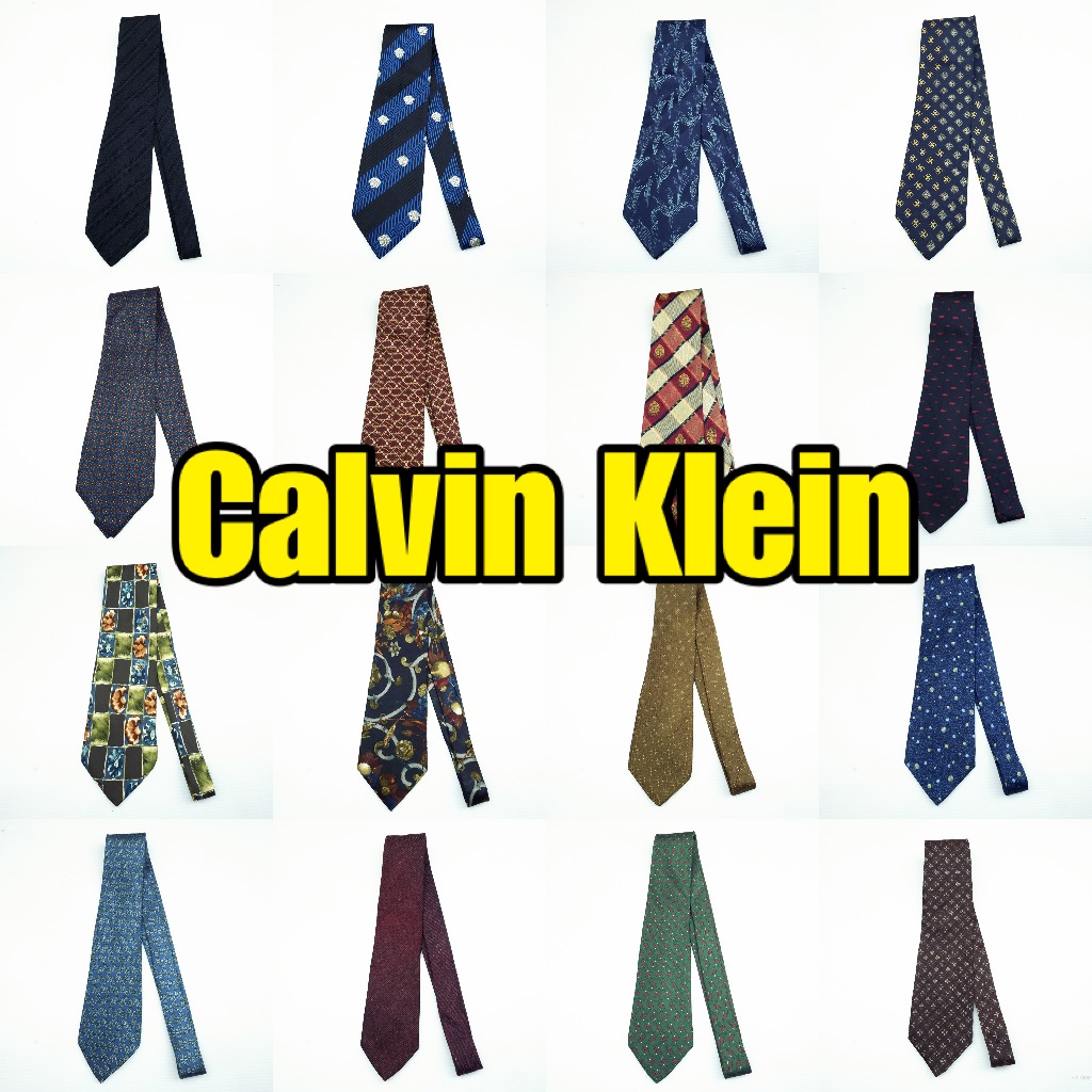 เนคไท Calvin Klein Necktie Calvin Klein – เนคไทแบรนด์เนม Luxury Necktie เนคไทมือสอง