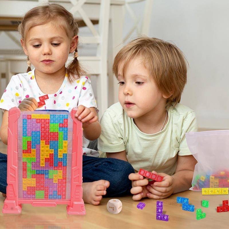 เกมตัวต่อเตติส Tetris 78ชิ้น แนวตั้ง ของเล่นเด็ก เสริมพัฒนาการ ฝึกทักษะ เกมครอบครัว TY29