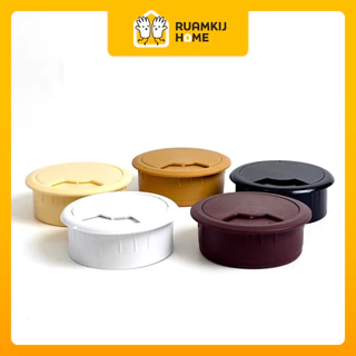 1 ชิ้น ช่องร้อยสายไฟพลาสติก ทรงกลม ปรับขนาดได้ 60 x 60 x 25 mm