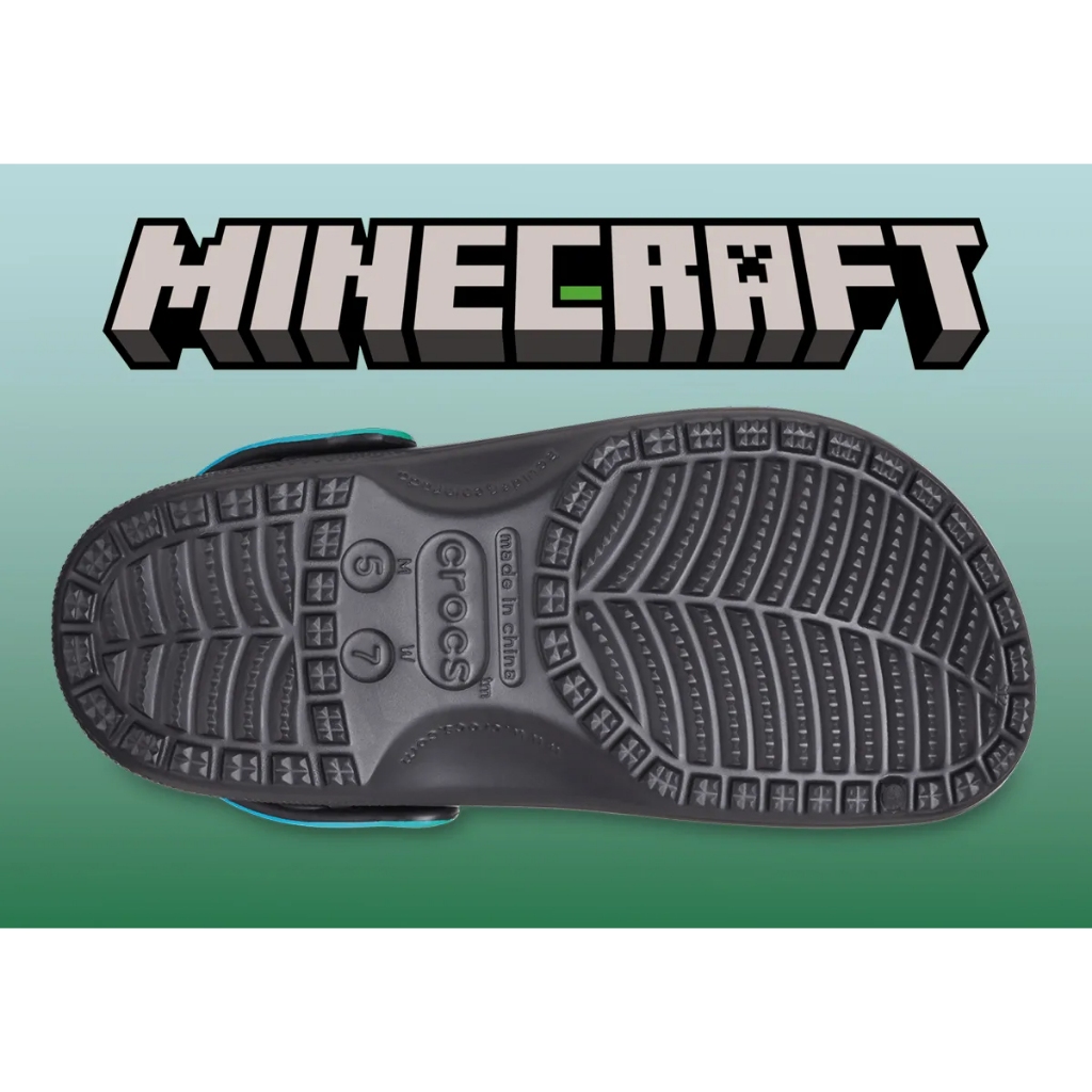 Crocs ครอคส์ รองเท้าแตะ รองเท้าแบบสวม ND UX Minecraft x Classic Clog 210829-90H (2890) - รูปที่ 5