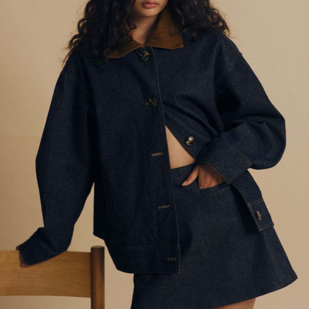 SHE KNOWS - เสื้อแจ็กเกต Field Jacket เสื้อโค้ท Suede/Denim/ Corduroy