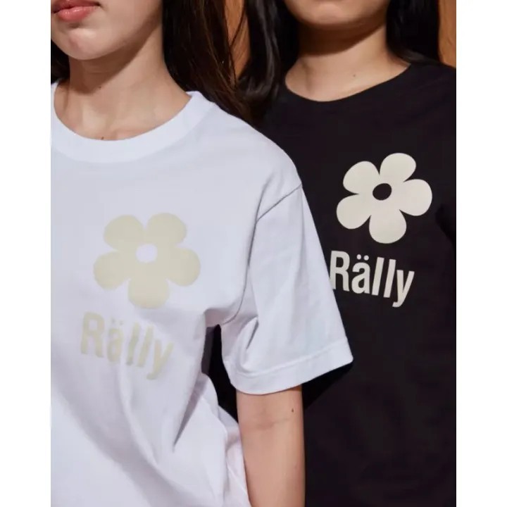 T-ShirtRALLY Flower Tee - เสื้อคอกลมแขนสั้นคอกลมผลิตจากผ้าคอตตอนสวมใส่สบายระบายอากาศได้ดีS-3XL ECB