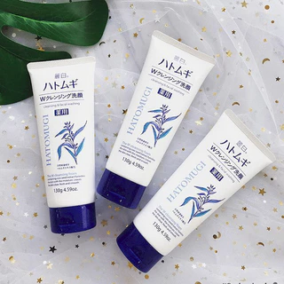HATOMUGI FACIAL FOAM โฟมล้างหน้า ผสมลูกเดือย ผิวหน้าสะอาด นุ่มชุ่มชื้น ขนาด 130 g.