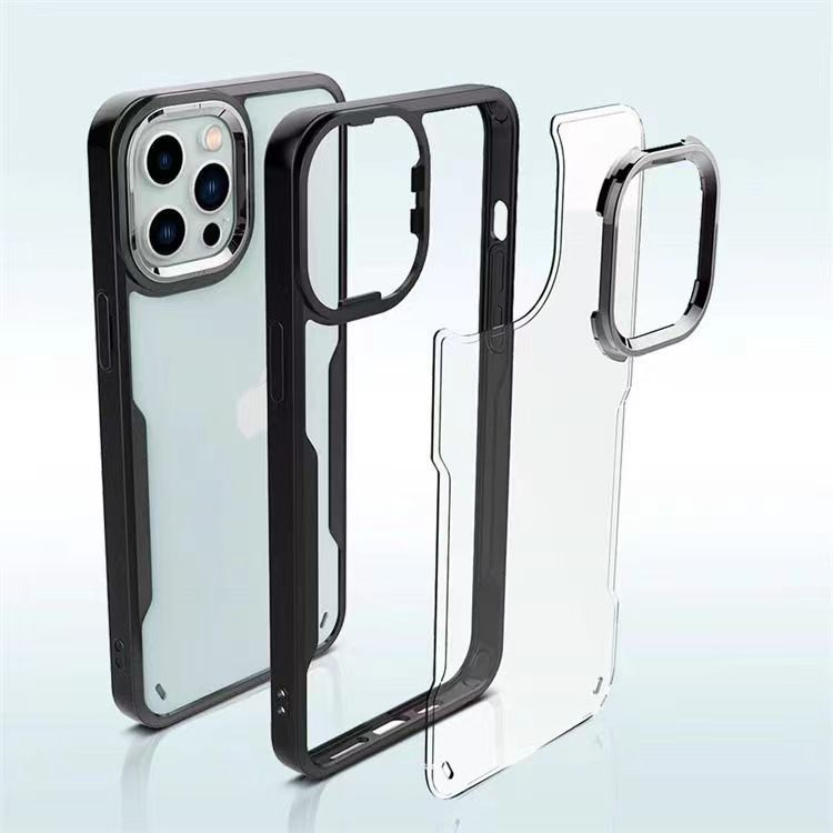 เคส กันกระแทก ขอบดำ For Samsung A03 A03S A02S A22 A32 M32 A13 A04S เคสหลังใส หลังแข็ง ขอบนิ่ม - รูปที่ 3