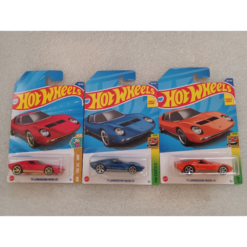 Hotwheels 71 lamborghini miura sv
