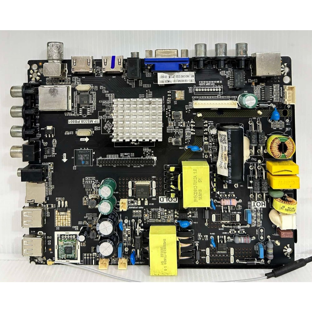 เมนบอร์ด ACONATIC รุ่น 40HS523AN , ALTRON  รุ่น LTV-4004 พาร์ท TP.MS338.PB801 เบอร์จอ V400HJ6-PE1 ขอ