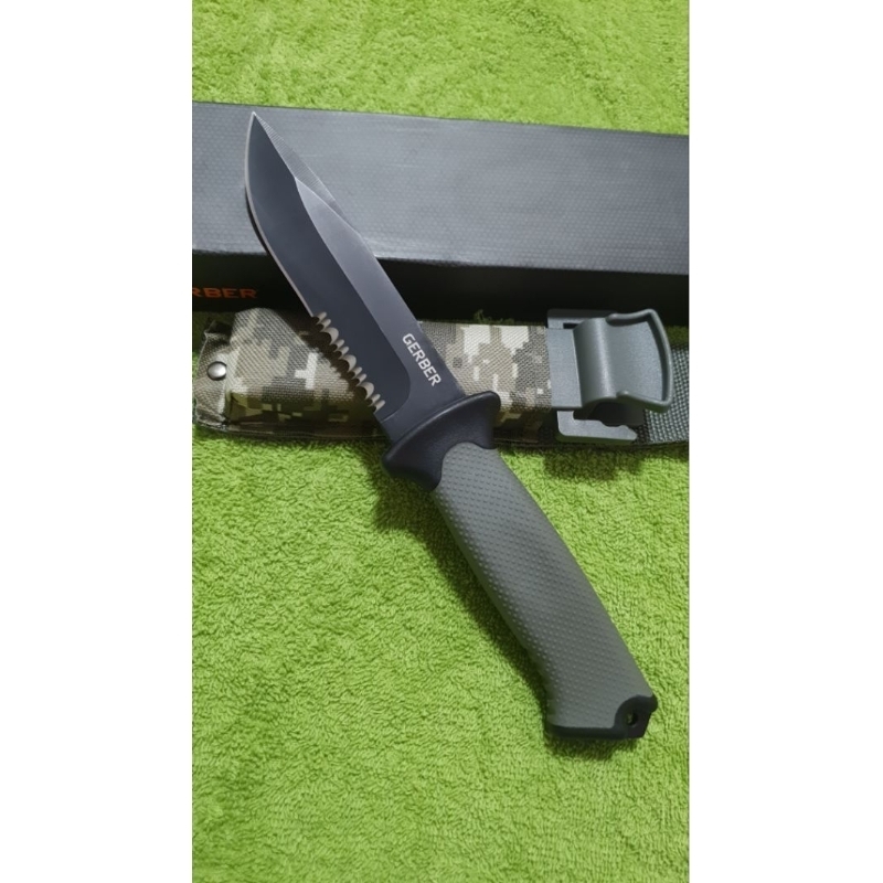 มีดพก มีดกล่อง มีด GERBER รุ่น G02-1DD พร้อมปลอกแข็ง(คมๆพร้อมส่ง)