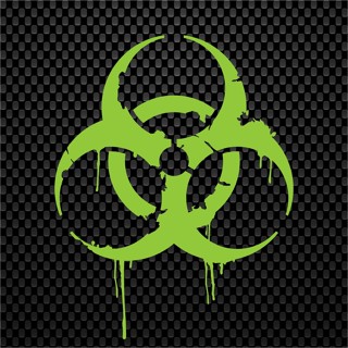 BIO สติกเกอร์ติดรถ  พีวีซีกันน้ำ ขนาด 7.8 x 10 cm ราคา ชิ้นล…