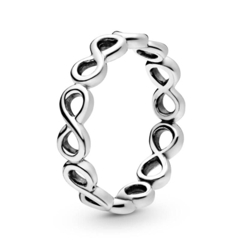 (ของแท้💯 พร้อมส่ง🔥)Hit‼️Pandora Infinity Silver Ring แพนโดร่าแหวนอินฟินิตี้ ของแท้ มือหนึ่งทุกชิ้น