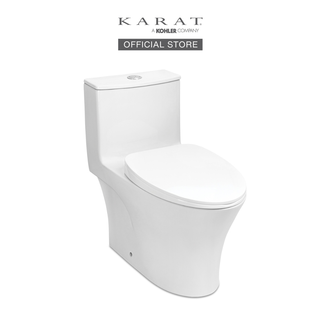 KARAT (จัดส่ง 3-5 วัน) IVA One-Piece toilet สุขภัณฑ์ชิ้นเดียว รุ่น ไอว่า K-31226X-S-WK