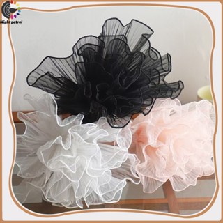 กระดาษห่อช่อดอกกุหลาบ ผ้าตาข่าย สไตล์เกาหลี Pearl Wave ช่อดอ…