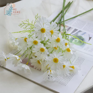 🌼 ดอกเดซี่ปลอม 1 ก้าน มี 5 ดอก สำหรับตกแต่งบ้าน ดอกไม้ปลอม ดอกไม้🏡