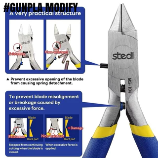 STEDI MS-104 คีมตัดคมเดียว Single Blade Pliers
