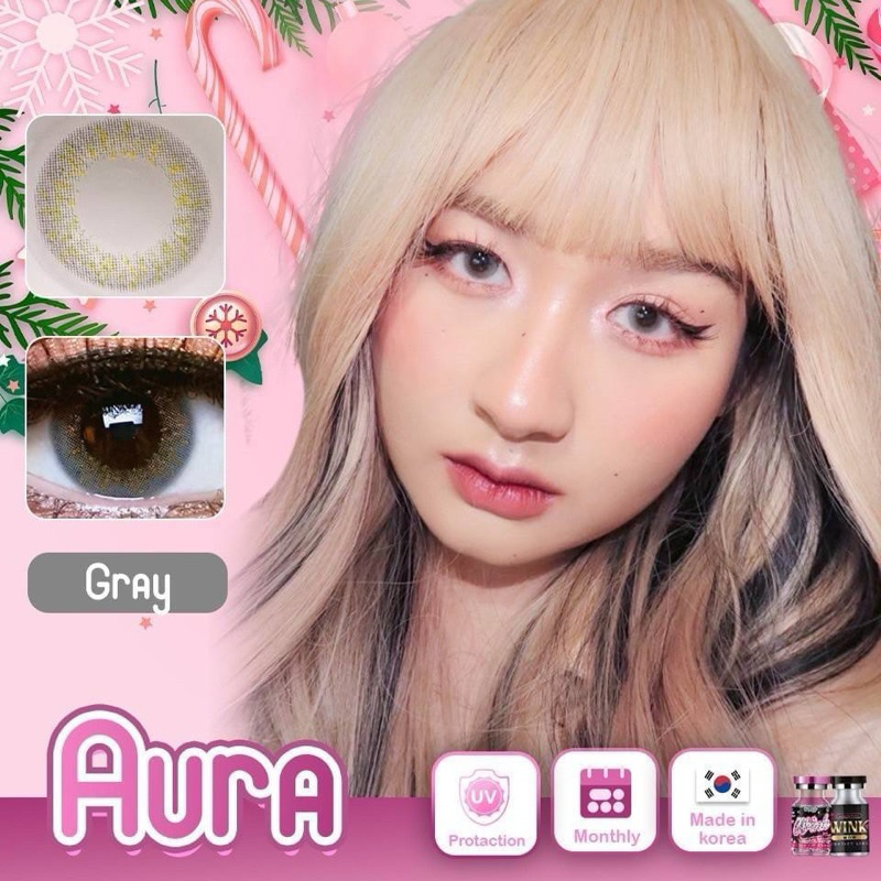 คอนแทคเลนส์ ลาย aora