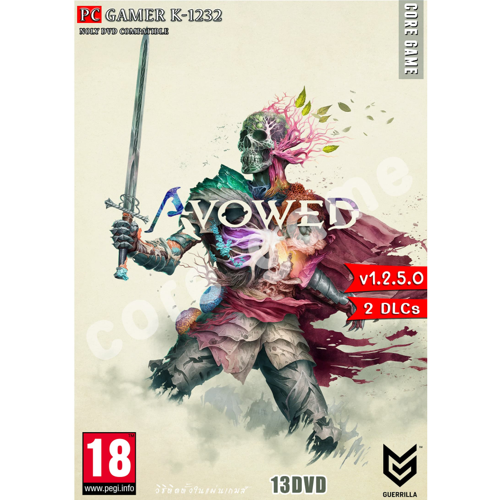 Avowed Premium Edition (2 DLC) แผ่นและแฟลชไดร์ฟ  เกมส์ คอมพิวเตอร์  Pc และ โน๊ตบุ๊ค