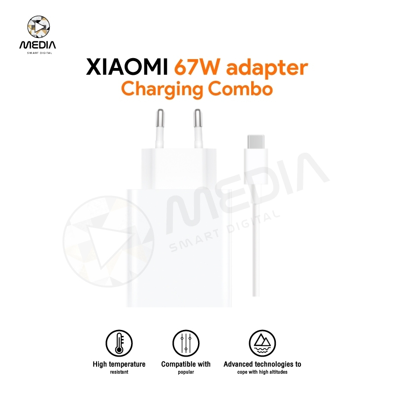 หัวชาร์จ+สายชาร์จ Xiaomi 67W Charging Combo (Type-A) )