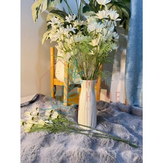 🌼 ดอกเดซี่ปลอม 1 ก้าน มี 5 ดอก สำหรับตกแต่งบ้าน ดอกไม้ปลอม ดอกไม้🏡