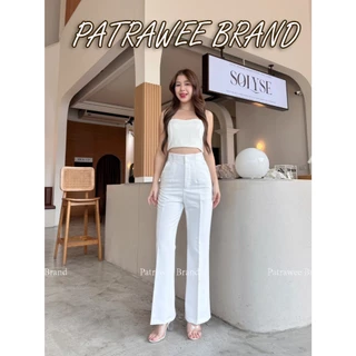 สินค้าพร้อมส่ง!! P43 กางเกงขาม้า กางเกงขาม้าเล็ก หรือ ขาม้าน้อย S-XL งานตะขอ แต่งกระเป๋า 2 ข้าง