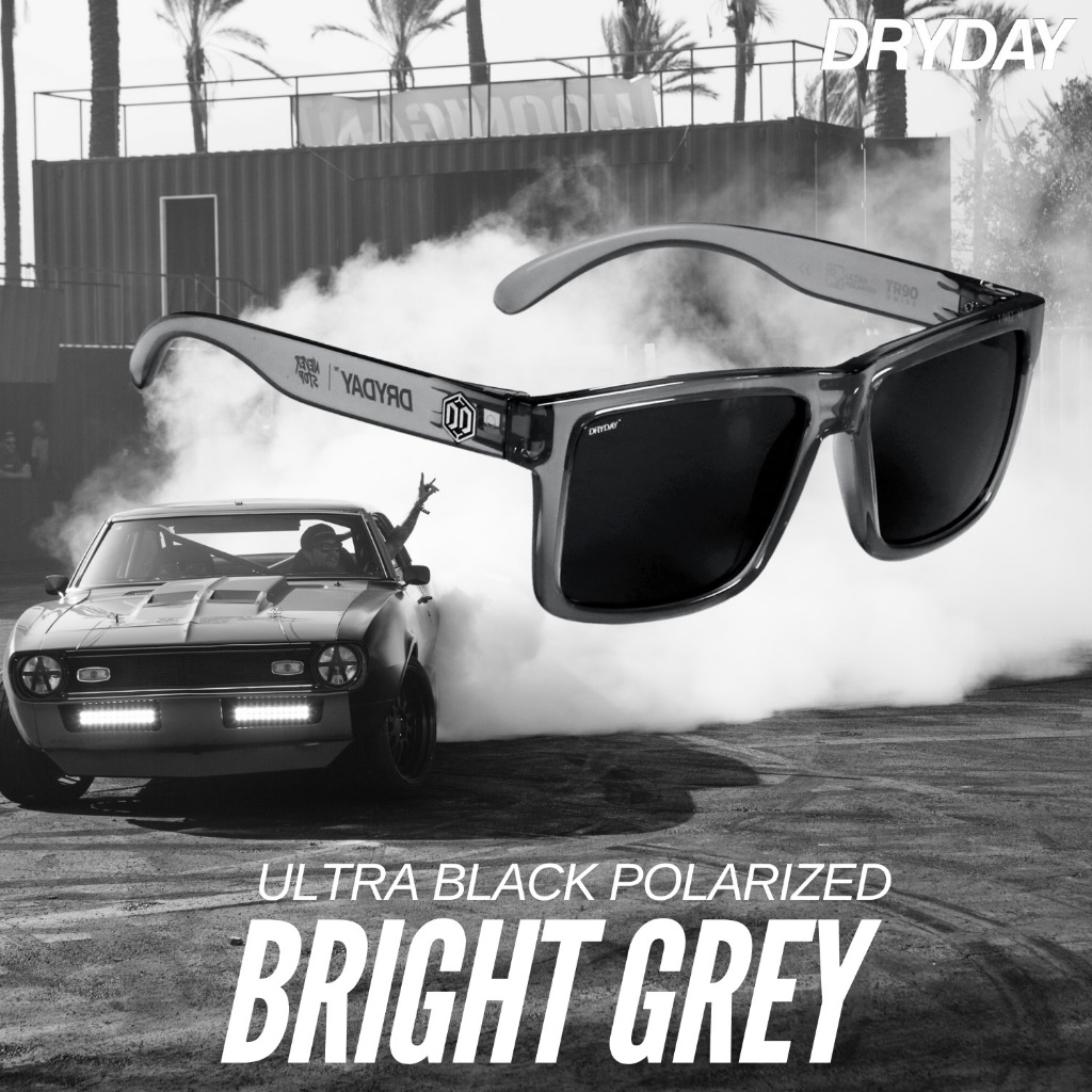 DRYDAY  BRIGHT GREY - BLACK POLA