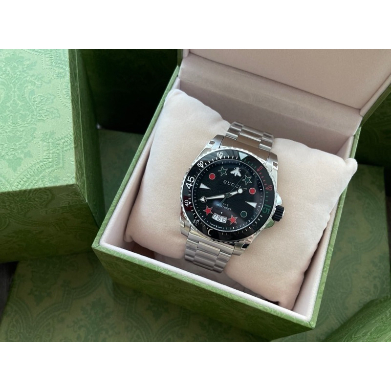 New Gucci Dive limited  Unisex watch Size 45 มม ราคาดีมากก