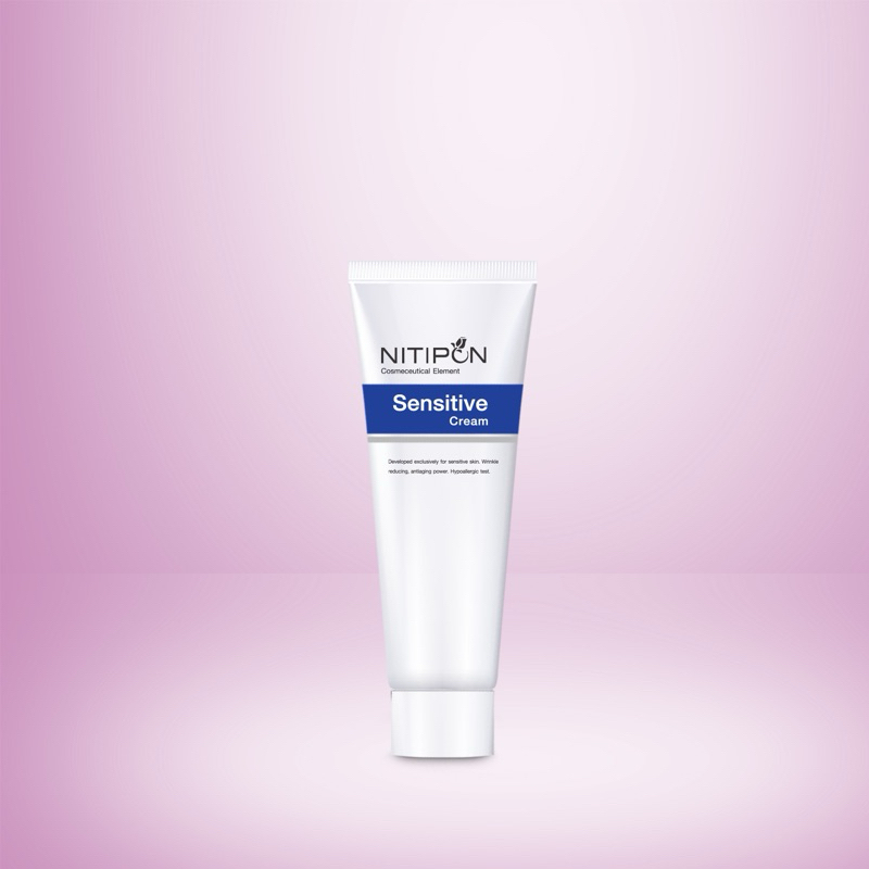 NITIPON CLINIC SENSITIVE CREAM 15gr บำรุงเเละเสริมความแข็งแรงให้ผิว ราคา ถูกที่สุด ดีลบีเคเค
