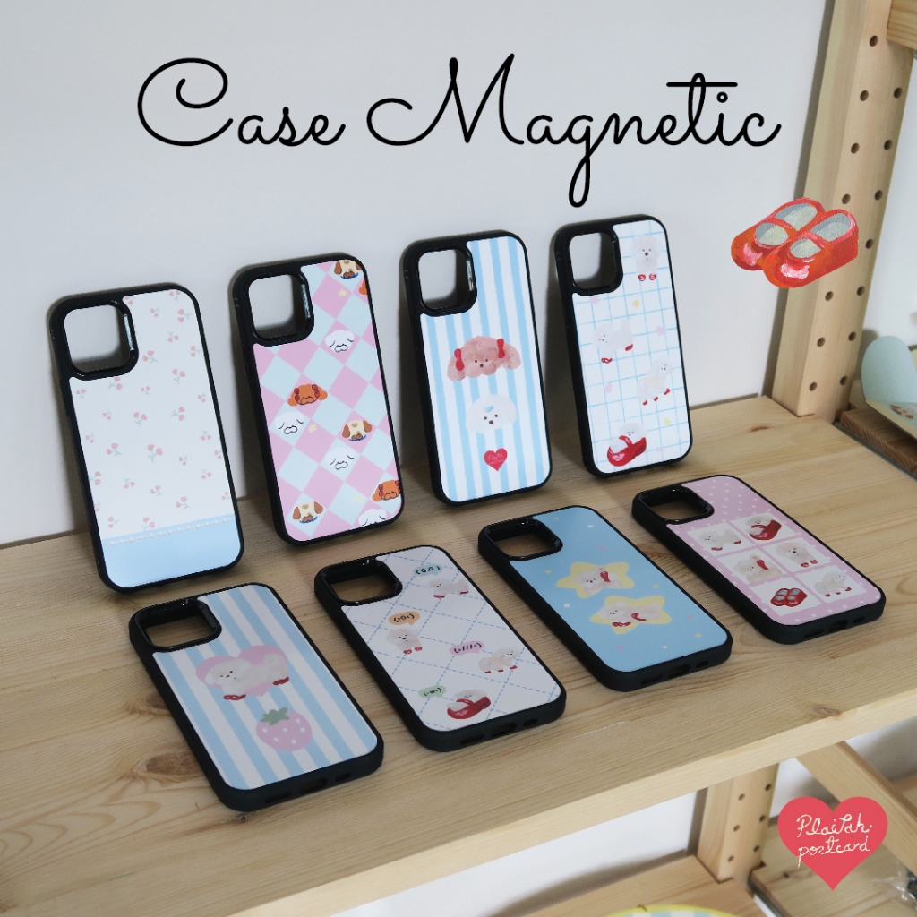 Phone Case Magnetic เคสขอบคำ กันกระแทก l plaifah.postcard