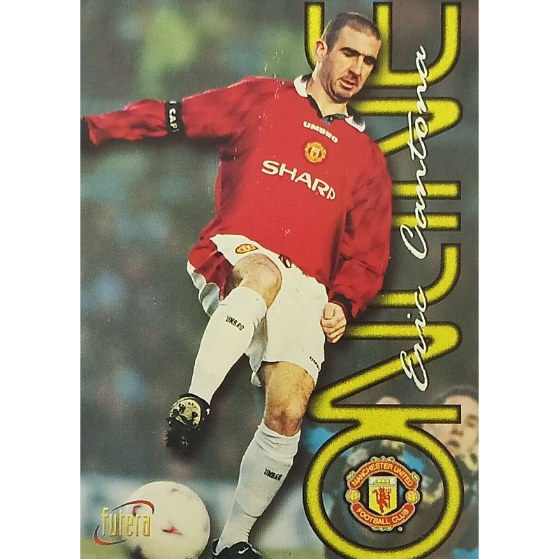 1997 FUTERA - ERIC CANTONA - MANCHESTER UNITED ONLINE No 64 football card