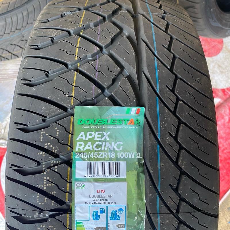 ยางรถยนต์ 245/45R18 ลายซิ่ง ยางใหม่ มีรับประกัน ดับเบิ้ลสตาร์