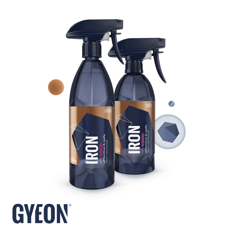 GYEON Q²M IRON 500 ML. น้ำยากำจัดคราบผงเบรค ผงเหล็ก ใช้สำหรับสีรถ และภายนอกตัวรถ