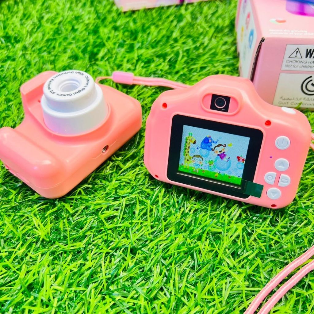 กล่องถ่ายรูปของเด็ก น่ารัก  กล้องดิจิตอล มินิ รุ่น มีขาตั้ง สำหรับเด็ก ถ่ายภาพ พร้อมบันทึกวิดิโอได้ เล่นเกมส์ได้ ราคา ถูกที่สุด ดีลบีเคเค แกลเลอรีภาพที่ 4