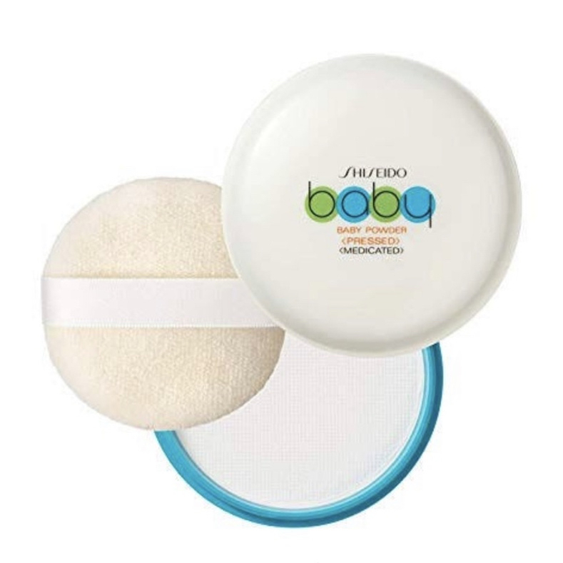 (1 ชิ้น) Shiseido Baby Powder (Pressed) Medicated แป้งเด็กอัดแข็ง
