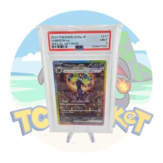 Pokemon Card "Umbreon EX SAR PSA 9 217/187" JAP sv8a