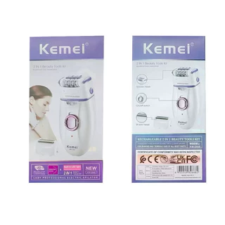 KM-2668 2in1 เครื่องกำจัดขน เครื่องถอนขน ใช้ได้ทั้ง แขย ขา รักแร้ เครื่องโกนขน