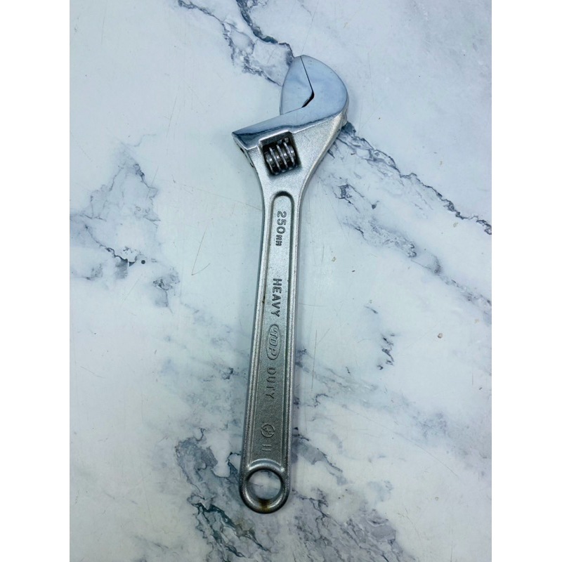 ประแจเลื่อน TOP 250mm.HEAVY DUTY MADE IN JAPAN (Mar29-Top10)