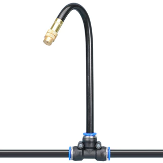 20/30/50cm Free-bend ปรับทองเหลือง Misting หัวฉีดสเปรย์ พ่นหมอก Atomization Sprayer ท่อPU6/8/10/12mm