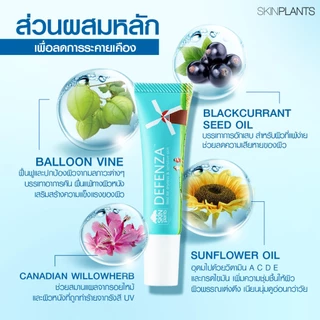 SKINPLANTS Defenza Cream 12 g.ครีมแก้แพ้ธรรมชาติ ลดผิวติดสารแก้คัน ผดผื่นเซ็บเดิร์ม บรรเทาการอักเสบ