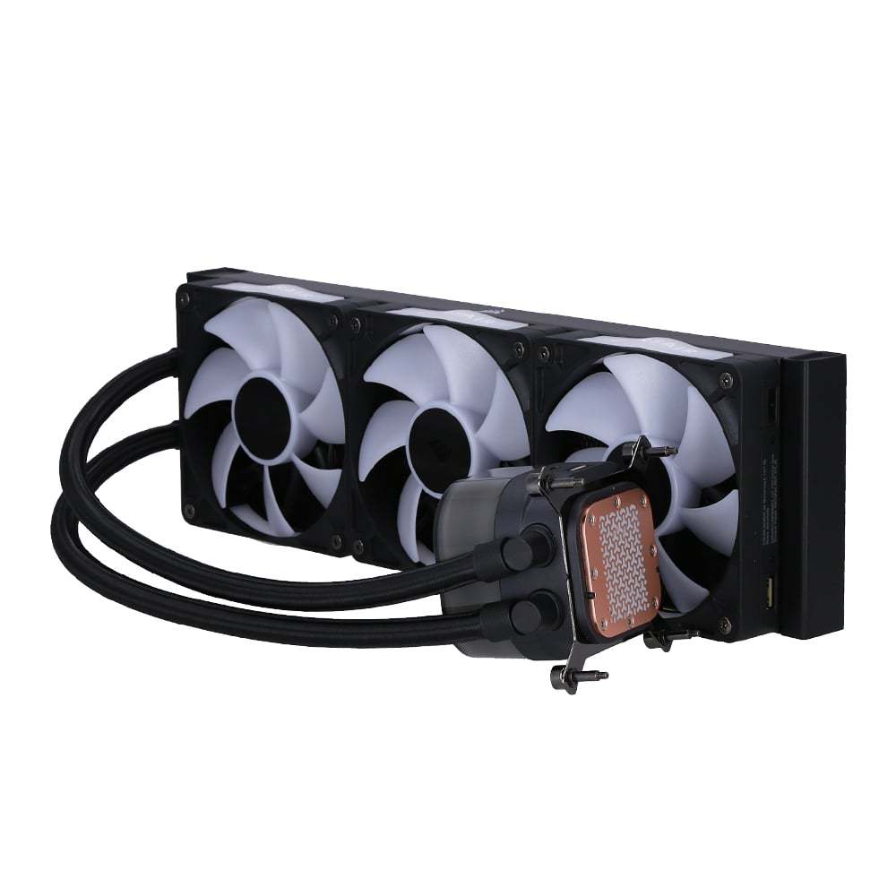 CPU LIQUID COOLER (ระบบระบายความร้อนด้วยน้ำ) CORSAIR ICUE LINK TITAN 360 RX LCD (BLACK)