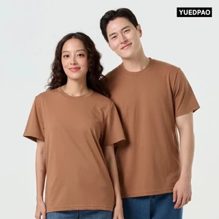 Yuedpao เสื้อยืดคอกลม ผ้านุ่มใส่สบาย ไม่ย้วย ไม่หด ไม่ต้องรีด เสื้อยืดสีพื้น Set pastel [NEW]