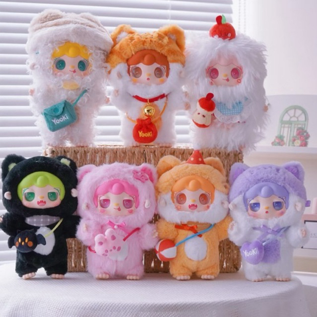 ( พร้อมส่ง แบบเลือกตัว ) Yooki V.2 Meow Meow Kindergarten ตุ๊กตาพวงกุญแจน่ารักสุ้บๆ