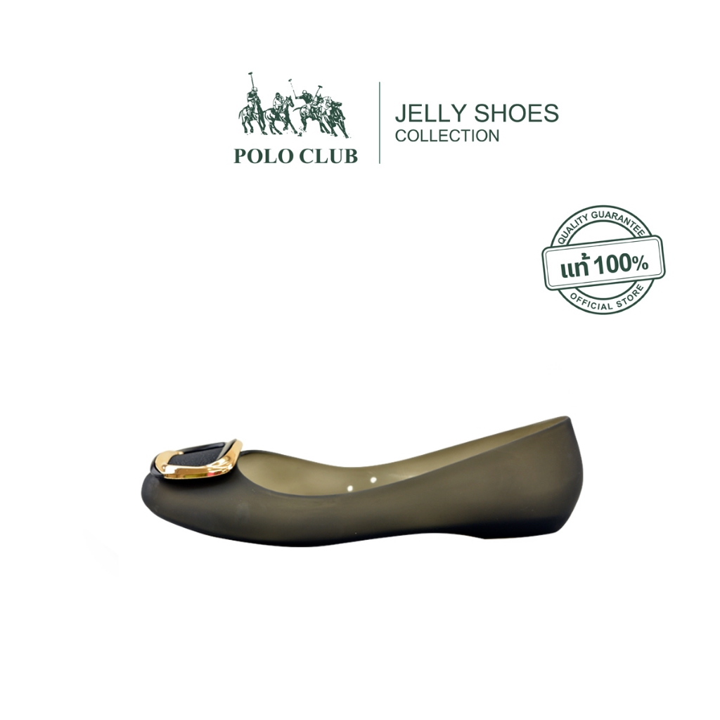 POLO CLUB รองเท้าคัทชูยางผสมซิลิโคน รุ่น JL-1940 สีดำ