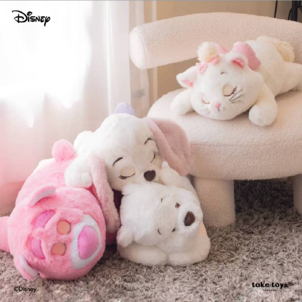 Disney Sleeping Pastel Collection ตุ๊กตาดิสนีย์นอนหลับปุย แท้ 100%