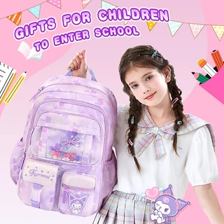 กระเป๋าเดินทางล้อลาก 6 ล้อ Kuromi กระเป๋า hello kitty กระเป๋านักเรียนเด็ก กระเป๋านักเรียนประถม มัธยม กระเป๋านักเรียนเด็ก