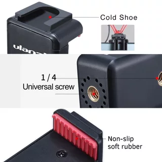 Ulanzi ST07 Phone Holder หัวจับมือถือ แบบสปริง พร้อม Cold Shoe เกลียว 1/4 ต่อขาตั้ง ไมค์ สำหรับ Vlog